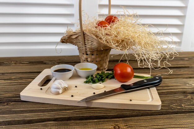 Kuchenny blat z akcesoriami